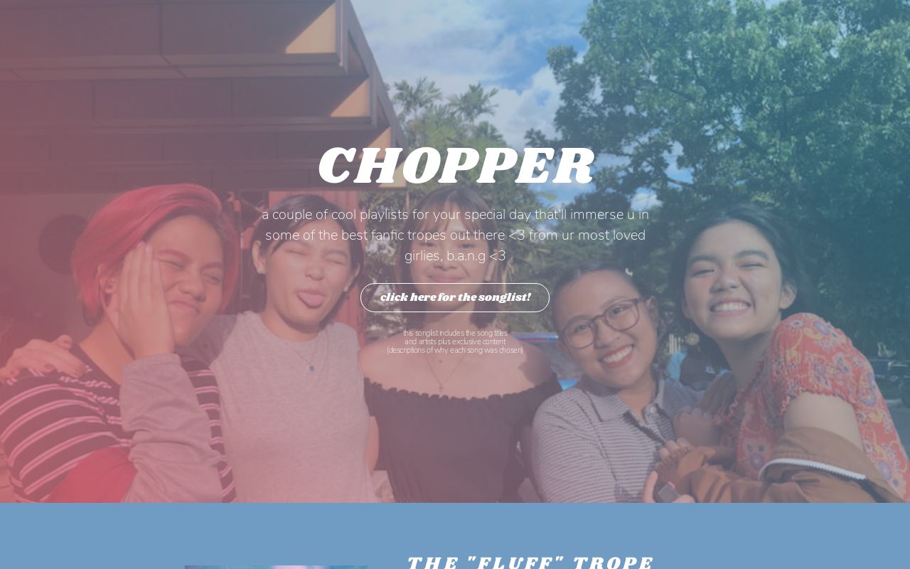 Carrd profile picture for @chop